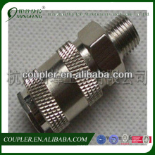 Brass nickel-plated hose for air compressors with coupler